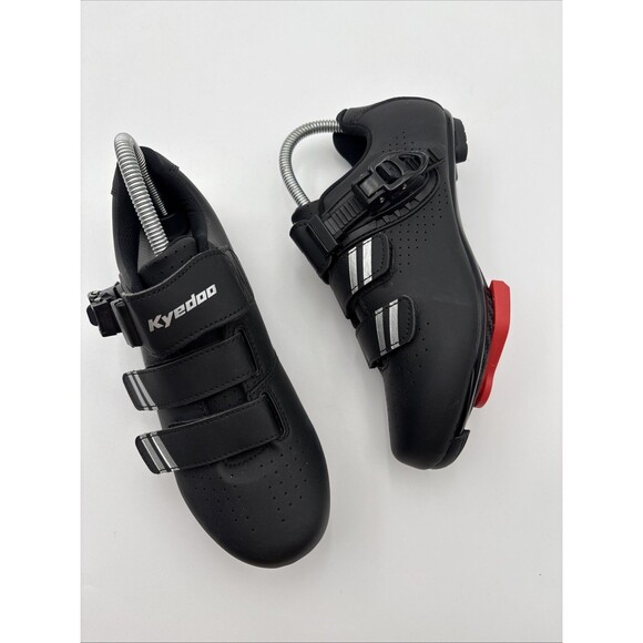 (889) Size 7.5 (38 EU) Kyedoo Cycling Shoes Black Clip In Men / Women - Picture 4 of 7